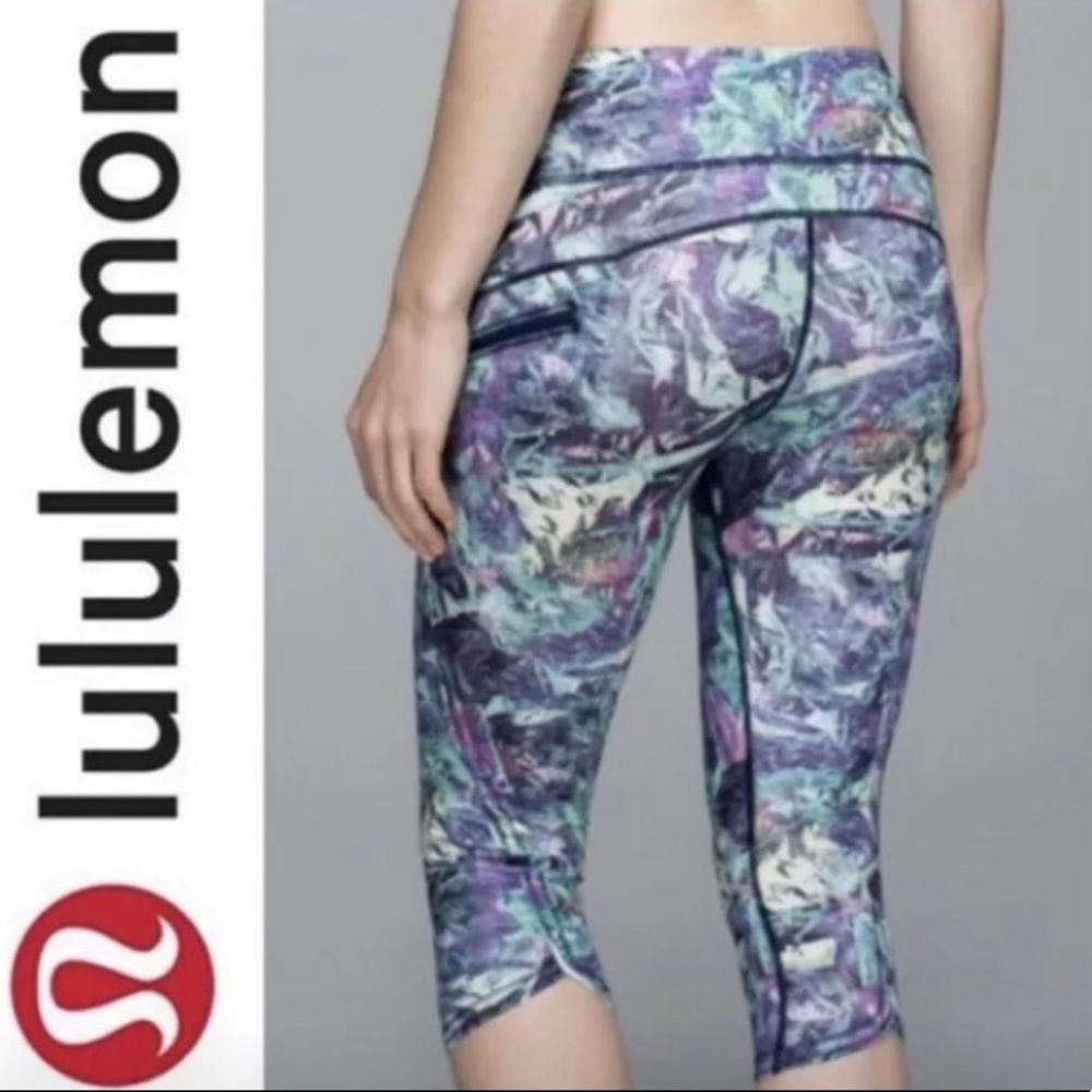 lululemon 6 Run Top Speed Iridescent Pattern
